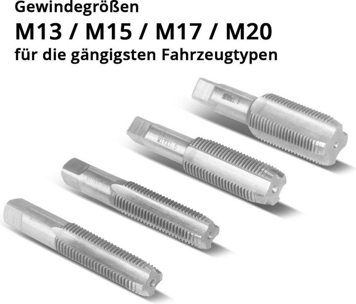 Produktbild Stahlwerk Ölablassschraube Reparatur Set 64 tlg. Reparatursatz Öl-Ablass-Gewinde
