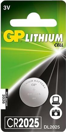 Produktbild GP Batteries CR2025 Lithium (4 Stk., CR2025, 165 mAh)