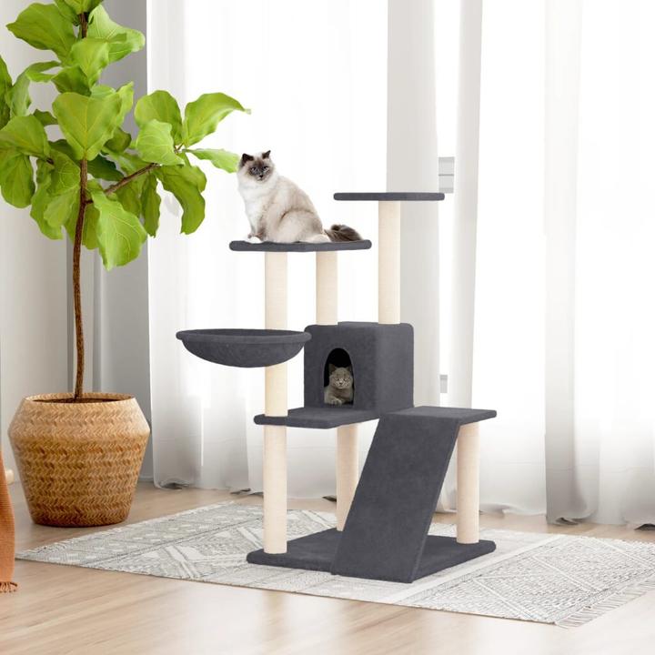 Produktbild VidaXL Kratzsäule Katzenkratzbaum (94 cm, Dunkelgrau)