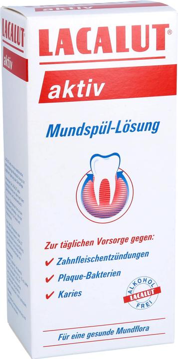Productafbeelding Dr. Theiss Lacalut actieve mondspoeling, 300 ml oplossing (300 ml, Mondwater)