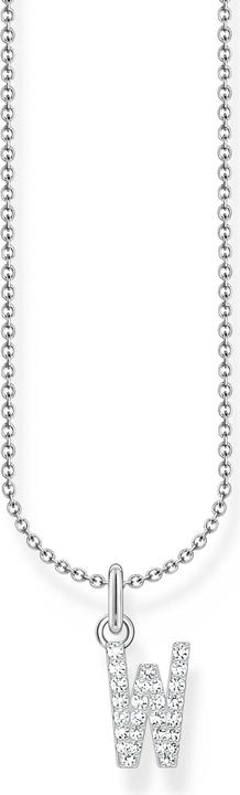 Image du produit Thomas Sabo Chaîne avec pendentif lettre W argent (Argent sterling 925, 38 - 45 cm)