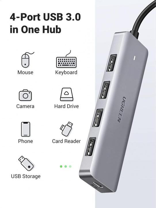 Produktbild Ugreen 4 Port-C Hub (USB-C, 4 Ports)