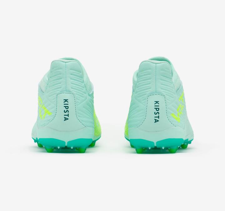 Actual product image Kipsta Kids' Lace-Up Football Boots Viralto III MG/AG - Peppermint (32)