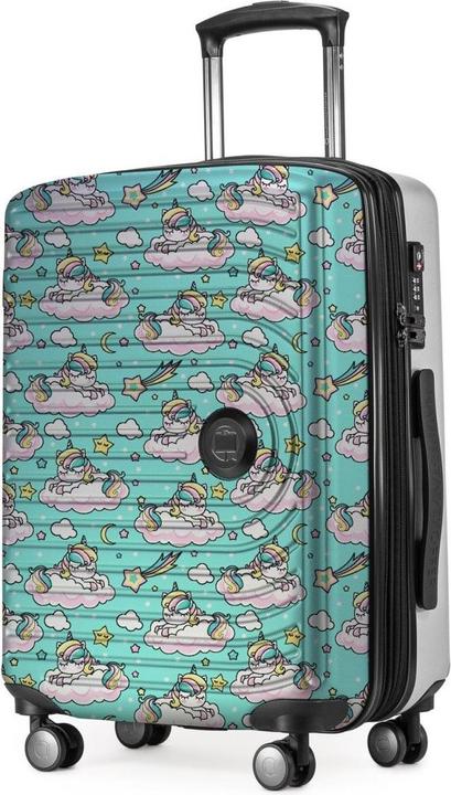 Actual product image Hauptstadtkoffer Centre - Children's suitcase hand luggage hard shell, UNICORN (55 l, Hand luggage (up to 50 litres))