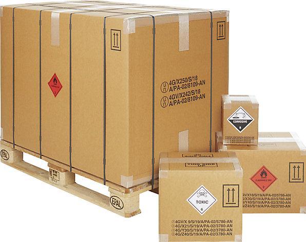 Image du produit Ratioform Caisse carton pour produits dangereux PREMIUM (80 x)