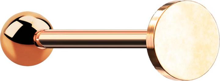 Image du produit Star Piercing Micro Barbell rosegold mit Kugel und Scheibe (sans laiton, Acier chirurgical 316L)