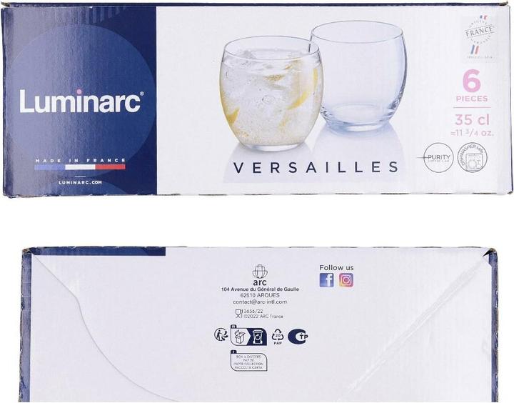 Image du produit Luminarc Gob Fh 37.5cl Set 6 (0.38 l, 6 x)