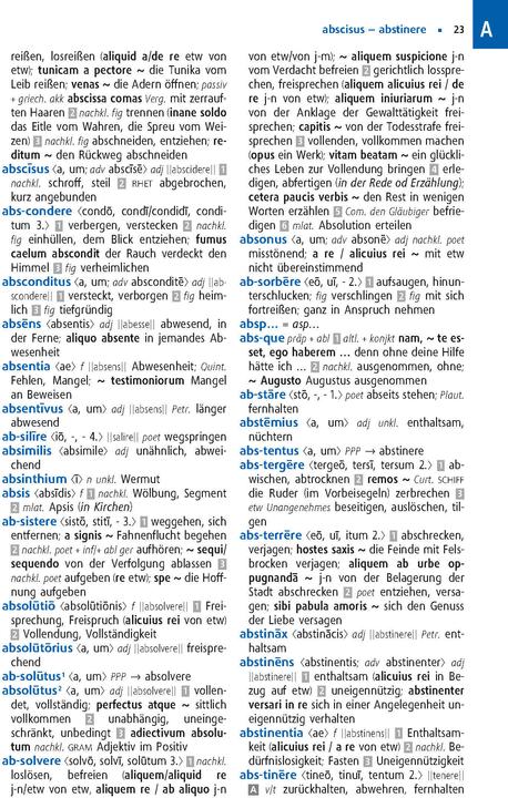 Actual product image Langenscheidt Abitur-Wörterbuch Latein Klausurausgabe (German, Latin, 2025)