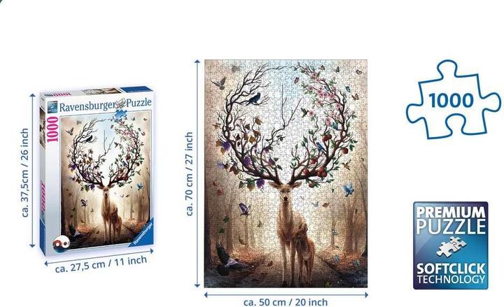 Immagine prodotto Ravensburger Cervo magico (1000 pezzi)