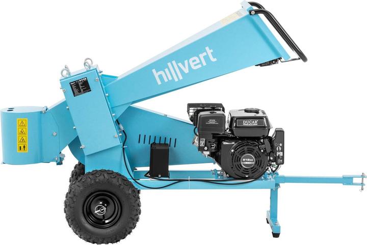 Produktbild Hillvert Holzhäcksler 7 PS Ø Äste 7 cm Gartenhäcksler Benzin-Häcksler Gartenschredder