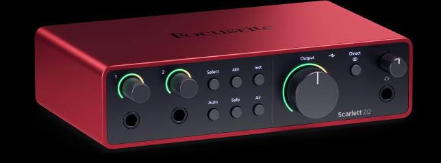 Immagine prodotto Focusrite Set di registrazione Scarlett 2i2 Studio - 4a generazione (USB)