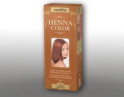 Venita - Henna Color Coloring Lotion Made Of Henna 7 Copper 75Ml Ecstraktem (7 Copper 75Ml Ecstraktem)