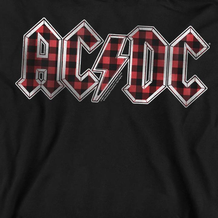 Immagine prodotto AC/DC Felpa Logo Plaid Adulto Unisex (XL)