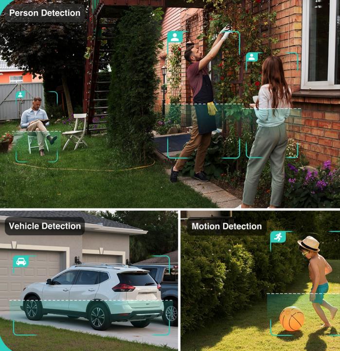Produktbild Botslab Outdoor Dual-Lens Camera, 170° Wide-Angle View, Person/Vehicle Detection, Multi-scenes AI re (1920 x 1080 Pixels)