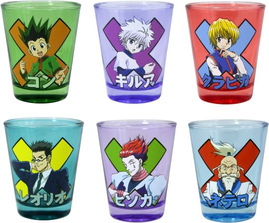 Actual product image Just funky Hunter X Hunter - Heroes - Shot Glass (0.57 dl, 12 x, Shot glass)