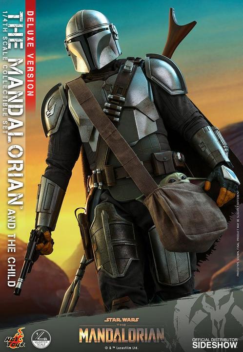 Produktbild Hot Toys Star Wars – The Mandalorian “The Mandalorian & The Child” Deluxe 1/4 Actionfiguren
