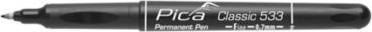 Produktbild Pica Permanentmarker CLASSIC schwarz Strichbreite 0,7 mm Rundspitze (Schwarz, 0.70 mm, 1 x)