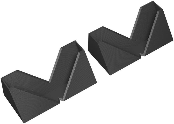 Actual product image Feldherr 3D39SET - Set of 2 card holders for Monopoly - event cards / community card (Plastic)