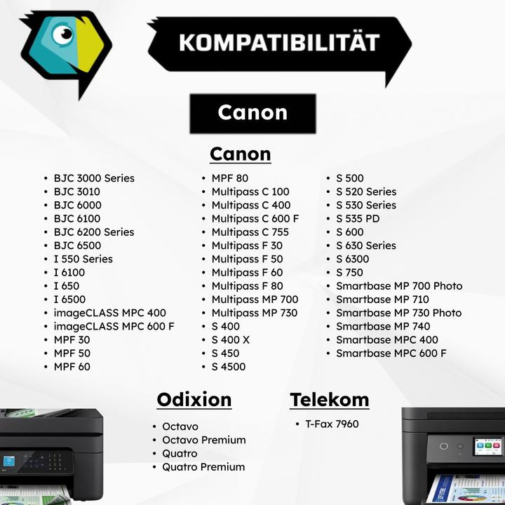 Image du produit Inkadoo Cartouches d'impression compatibles avec Canon 4479A002 / BCI-3EBK Cartouche d'encre, noire noire (CF)