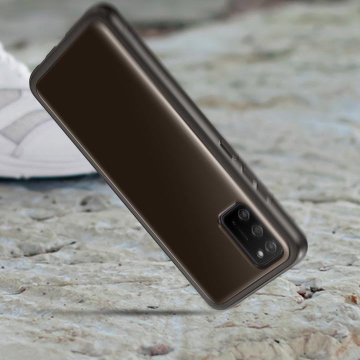Actual product image Samsung Soft Clear Cover for A026F Galaxy A02s black (Samsung Galaxy A02s)