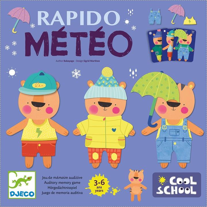 Image du produit Djeco Rapido Météo (Italien)