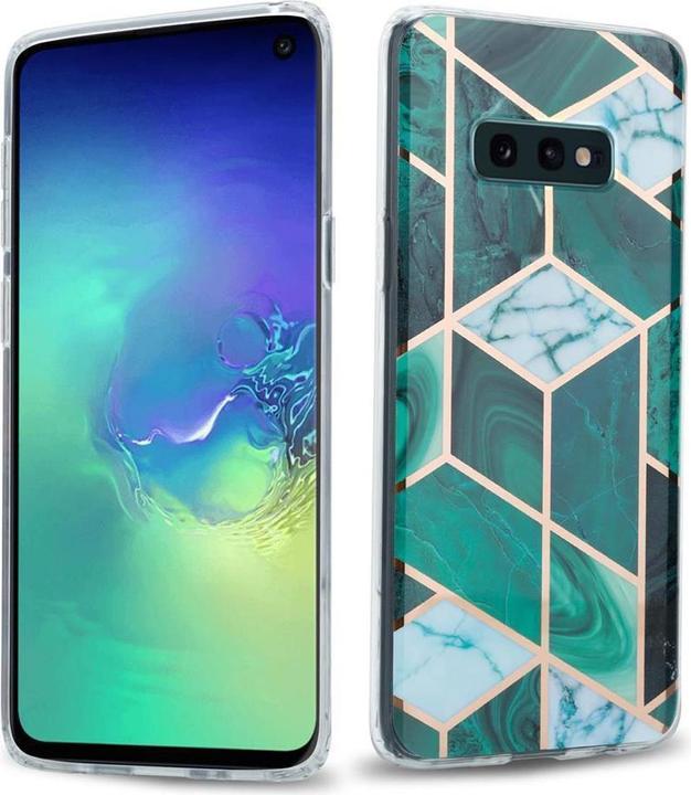 Actual product image Cadorabo IMD TPU Colorful Marble Cover (Samsung Galaxy S10)