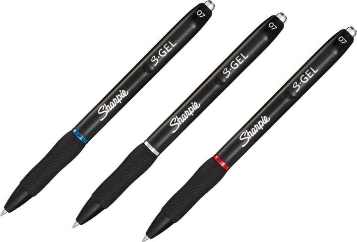 Actual product image Sharpie Gel pen 0.7 mm, 3 pieces (Black, Blue, Red, 3 x)