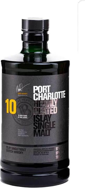 Bruichladdich 10 Years Port Charlotte Heavily Peated (Single Malt, Scotch whisky, 1 x 70 cl)