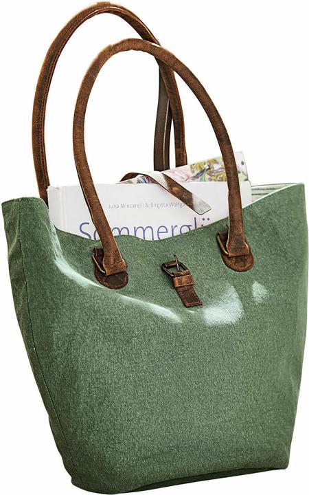 Loberon Tasche Ambre grün/braun