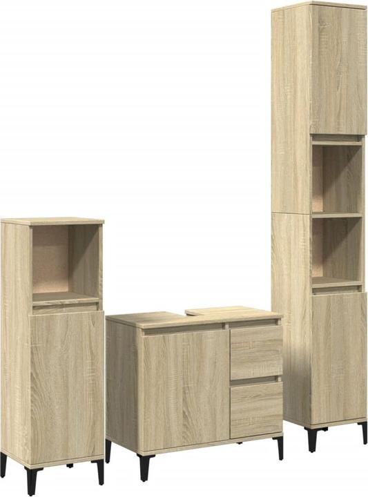 Image du produit VidaXL 3-tlg. Badmöbel-Set