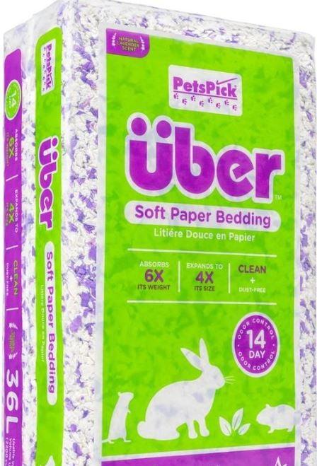 Produktbild Über 56l Soft Paper Bedding for Small Animals White purple with lavender - (45053) (Einstreu)