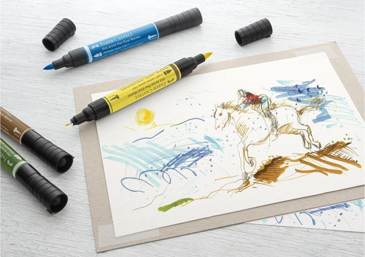 Produktbild Faber-Castell Tuschestift (Mehrfarbig, 5 x)