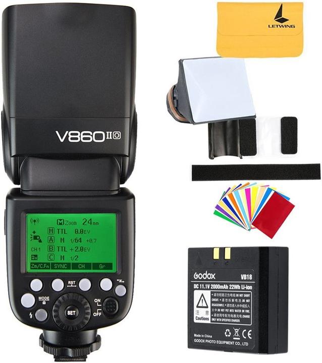 Actual product image Godox V860II Olympus Panasonic (Plug-on flash, Panasonic, Olympus)