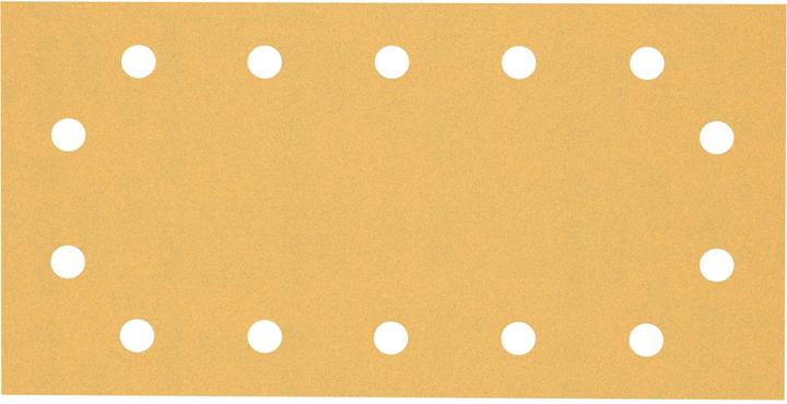 Actual product image Bosch Professional Zubehör EXPERT C470 Schleifpapier mit 14 Löchern für Schwingschleifer, 115 x 230 mm, G 120, 10-tlg. (120)