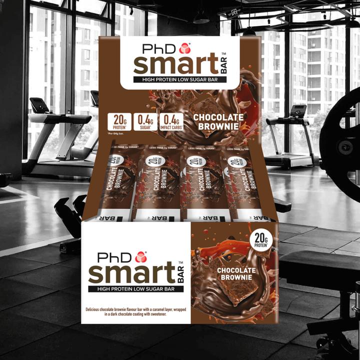 Produktbild PhD Nutrition Smart Bar (Chocolate Brownie, 12 Stk., 768 g)