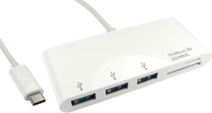 Produktbild Rs Pro USB 3.0 USB-Hub, 3 USB Ports, USB C, USB (USB-C, 3 Ports)