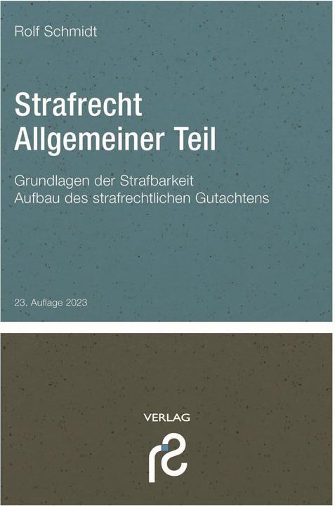 Image du produit Schmidt Spiele Strafrecht Allgemeiner Teil (Allemand, Rolf Schmidt, 2023)