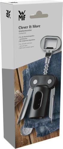 Productafbeelding WMF Kurkentrekker Flesopener Wijnopener met flesopener 20cm Clever&More (Vleugelkurkentrekker)
