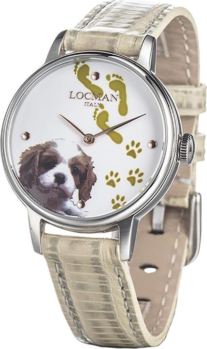 Image du produit Locman Italie Montre Femme 1960 Fantasy Dog Ref. F253A08S-00WHCA2PA (Montre analogique, 32 mm)