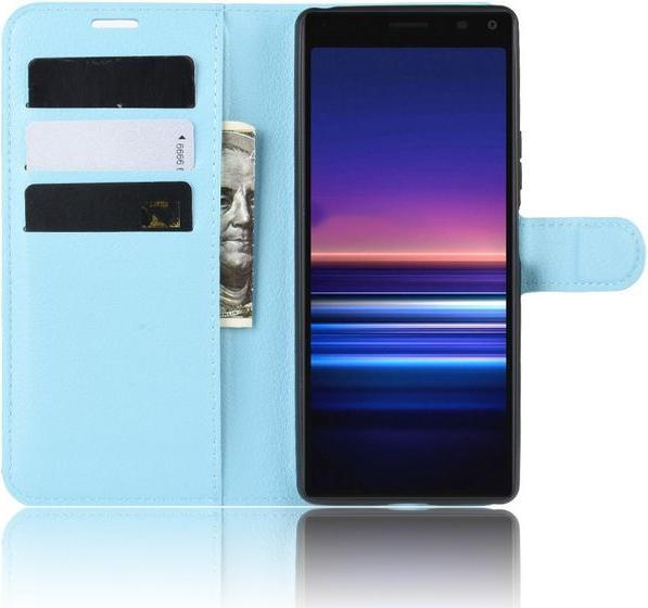 Actual product image MU Classic Litchi Leather Bookcover Series (Sony Xperia 8)