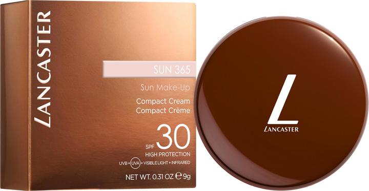 Actual product image Lancaster Sun 365 - Compact Powder Cream Medium 02 (Sun cream face, SPF 30, 9 g)