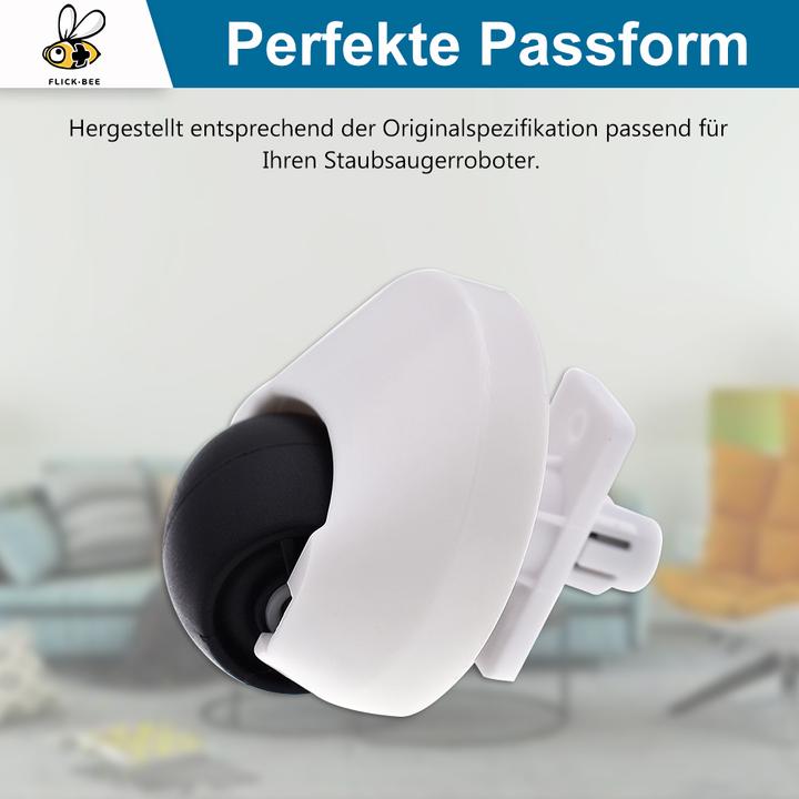 Image du produit Flickbee Roue avant de rechange pour Xiaomi Roborock série S6 et S7