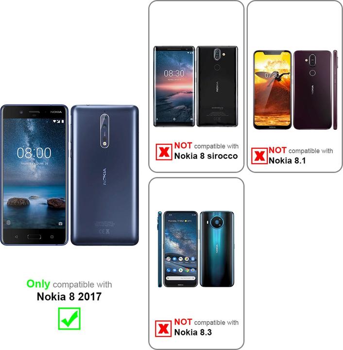 Produktbild Cadorabo Flip wie Invisible Cover (Apple iPhone 8)