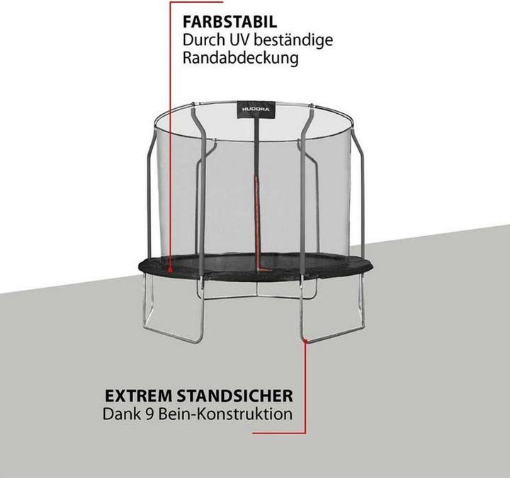 Produktbild Hudora Trampolin First 300 V Durchmesser: 300 cm (300 cm)