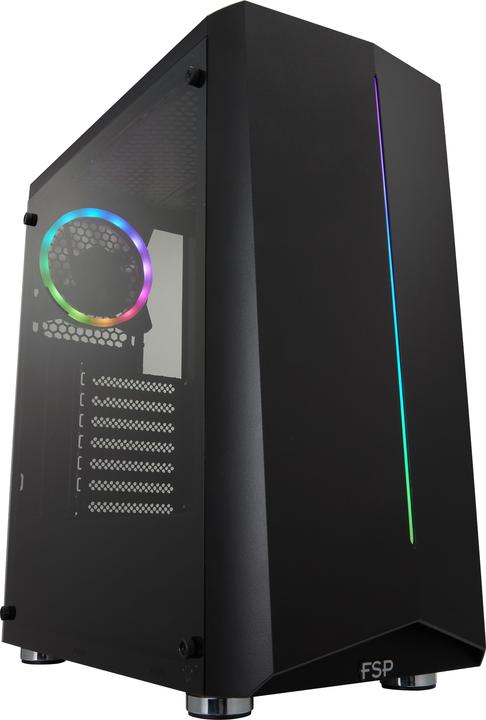 Actual product image Fortron Case ATX Midi Tower CMT151 without NT USB3.0 ARGB 120mm (ATX)