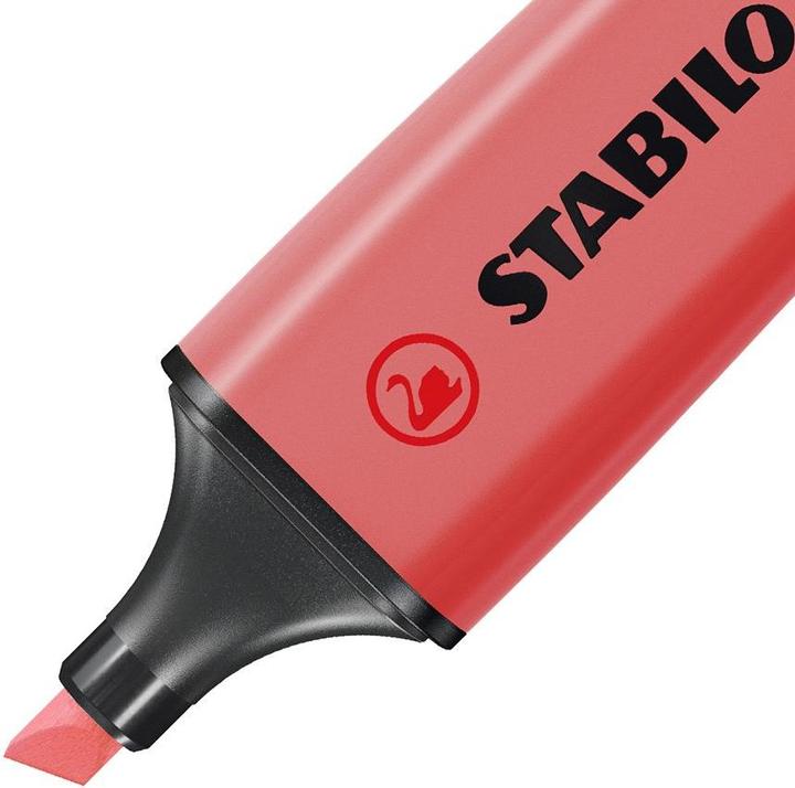 Produktbild STABILO Leuchtmarker rot, 10er Karton (Rot, 5 mm, 10 x)