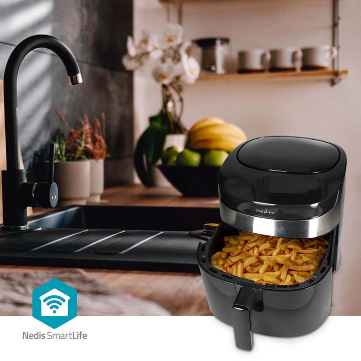 Immagine prodotto Nedis Friggitrice ad aria calda SmartLife Wi-Fi | 7,2 l | Timer: 240 min | Numero di programmi
