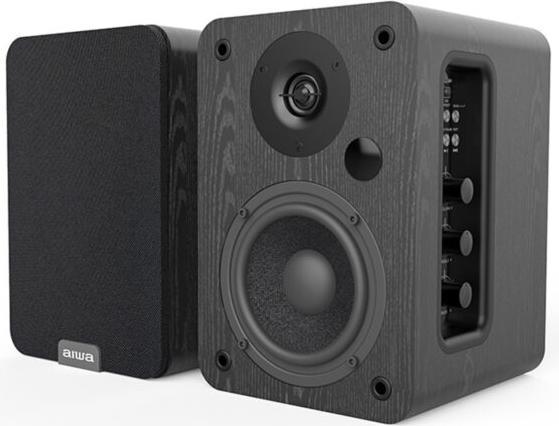 Actual product image Aiwa ASP-A200 Active Speaker Pair, black (1 pair, 25 W)