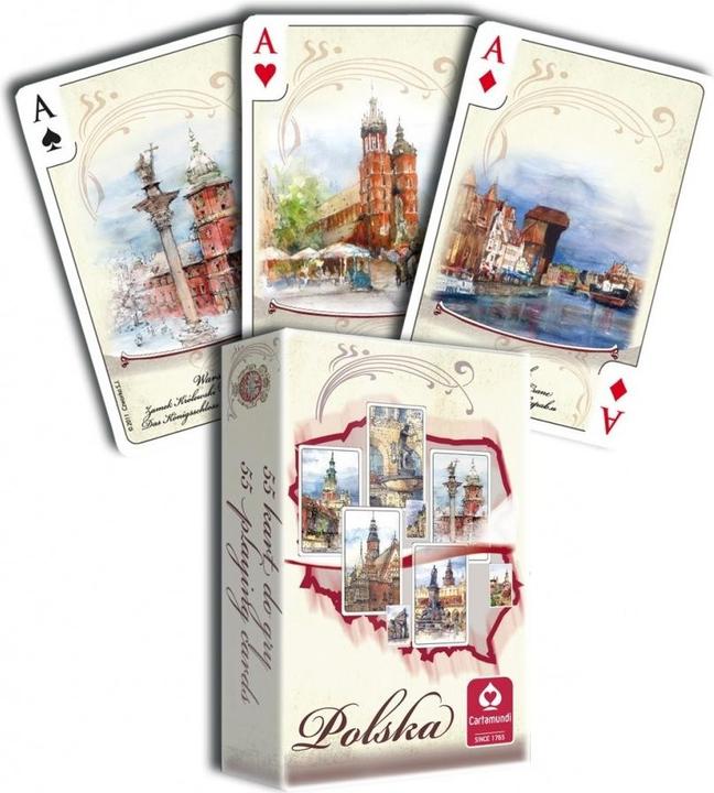 Cartamundi Polish Watercolours Cards 55 leaflets (Polish)
