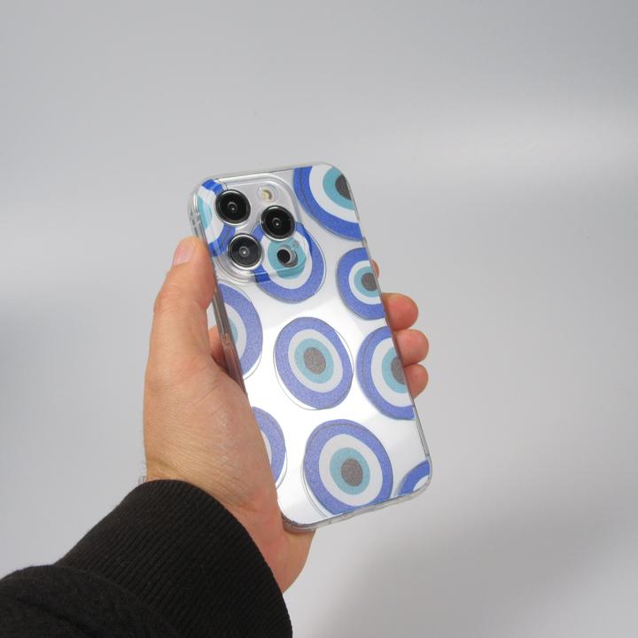 Produktbild PhoneLook Hülle Gummi Silikon transparent artistische Muster Nr. 4 (Apple iPhone 14 Pro)